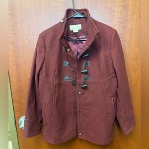 Michael Kors Maroon Outerwear